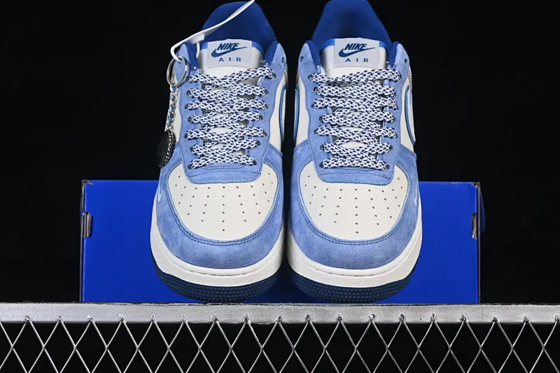 All categories Nk Air Force 1 Air Force series Nk Air Force 1 Low Air Force low-top Nike Air Force 1'07 Low joint model blue and white style Air Force 1 low-top casual sneakers SY1388-020
